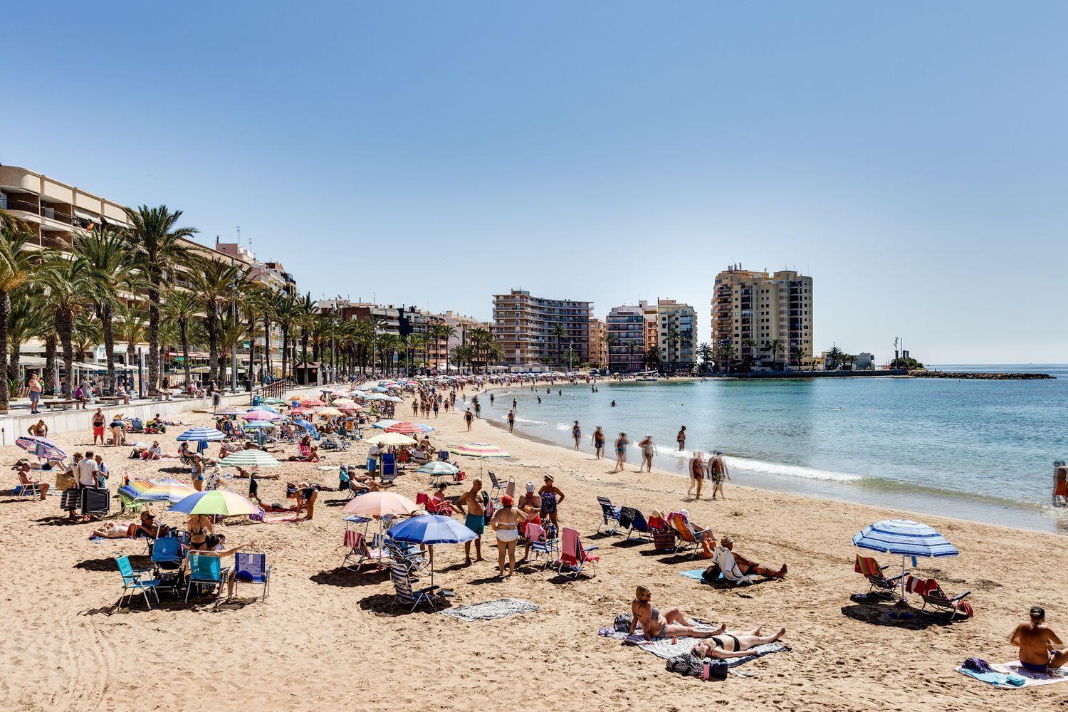 Studio Apartment Santana Habaneras - 05 At Beach With Garage, Pool And Lift Torrevieja Exteriör bild